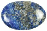 Polished Lapis Lazuli Palm Stone - Pakistan #250688-1